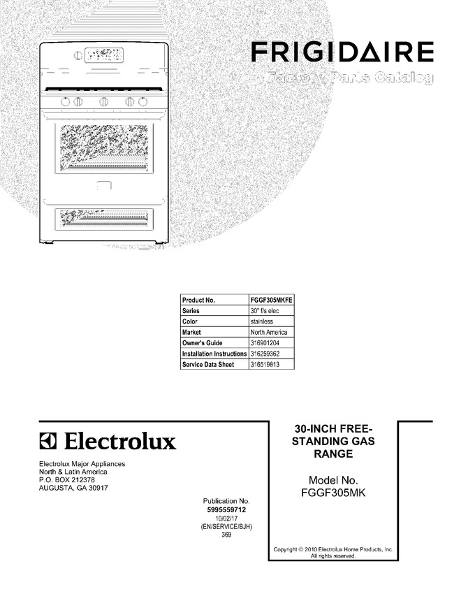 Diagram for FGGF305MKFE