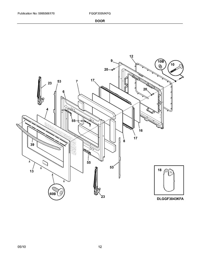 Diagram for FGGF305MKFG