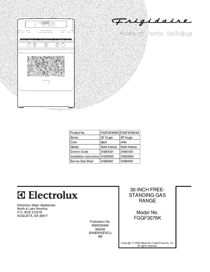 Diagram for FGGF3076KWA