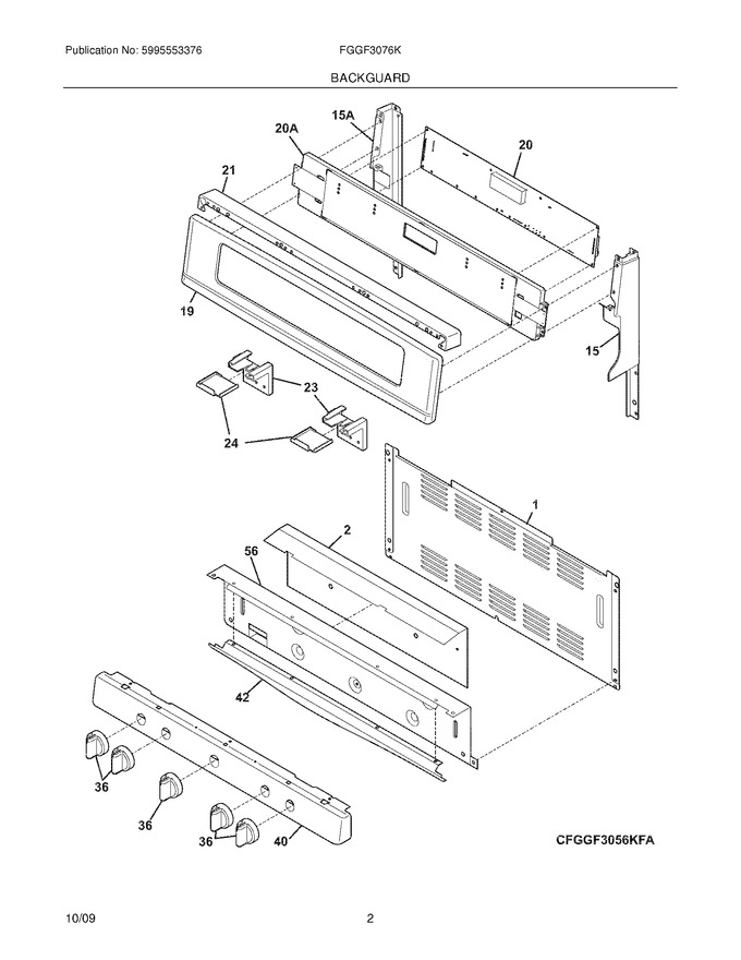 Diagram for FGGF3076KBB