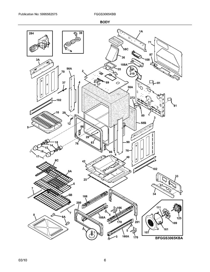 Diagram for FGGS3065KBB