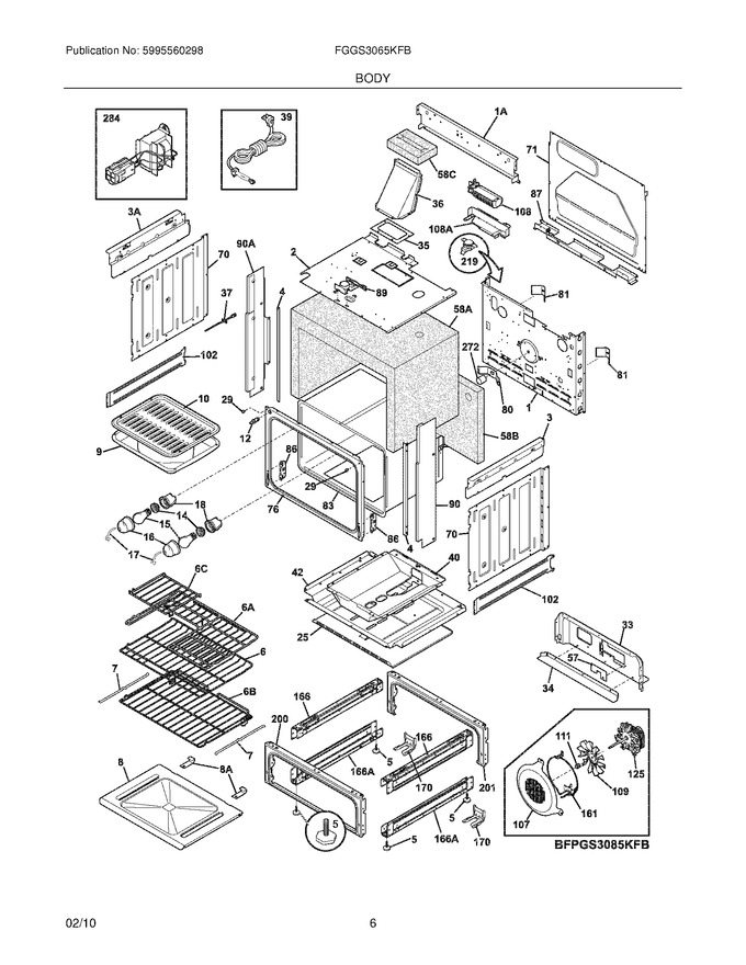 Diagram for FGGS3065KFB