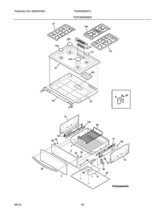 Diagram for FGGS3065KFC