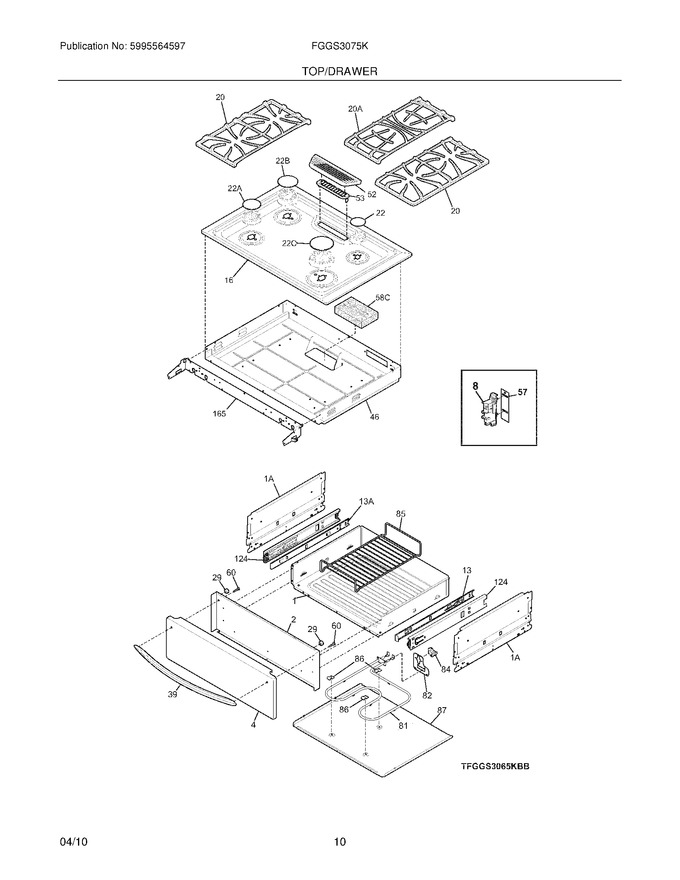Diagram for FGGS3075KBB
