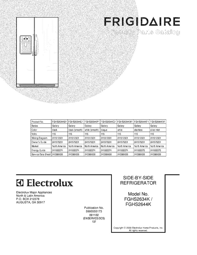 Diagram for FGHS2634KE1