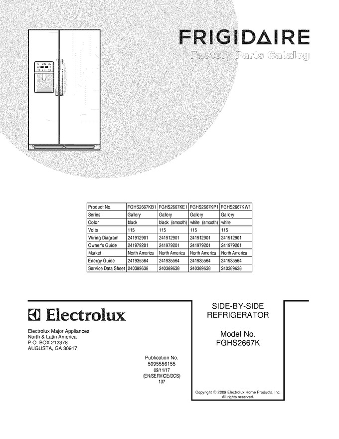 Diagram for FGHS2667KW1