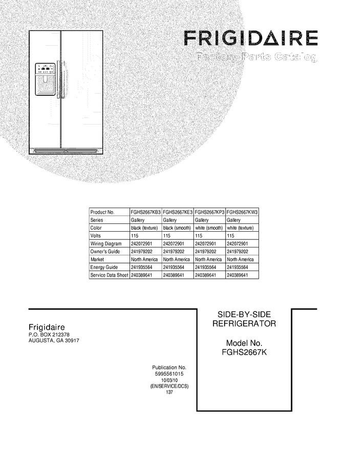 Diagram for FGHS2667KB3
