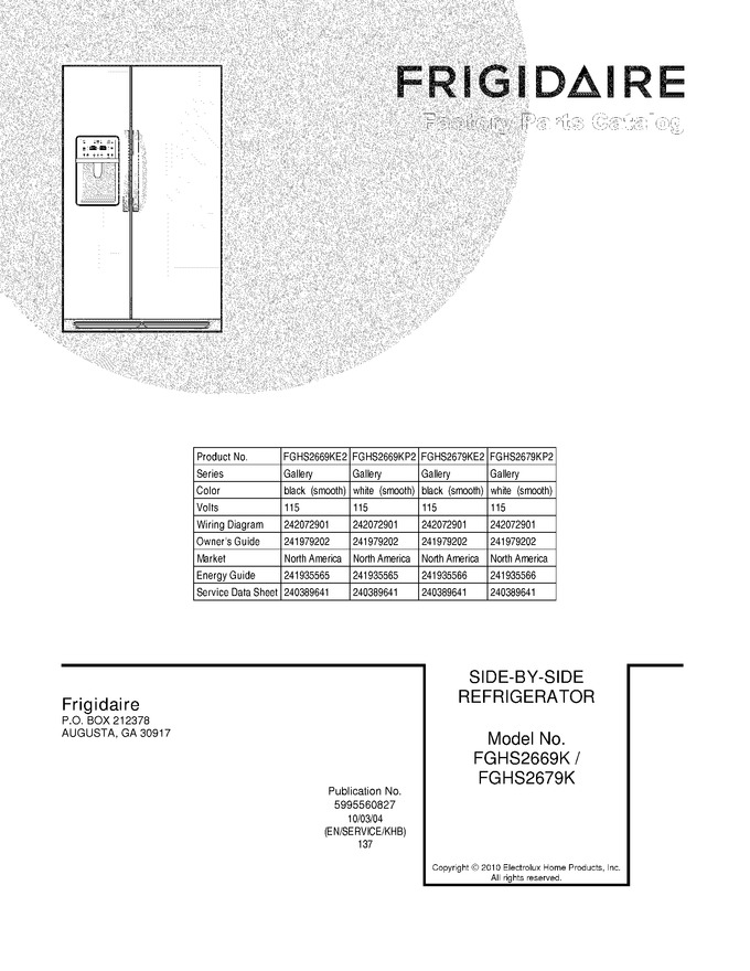 Diagram for FGHS2669KP2