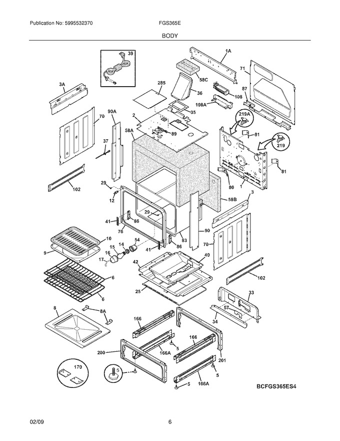 Diagram for FGS365ECI