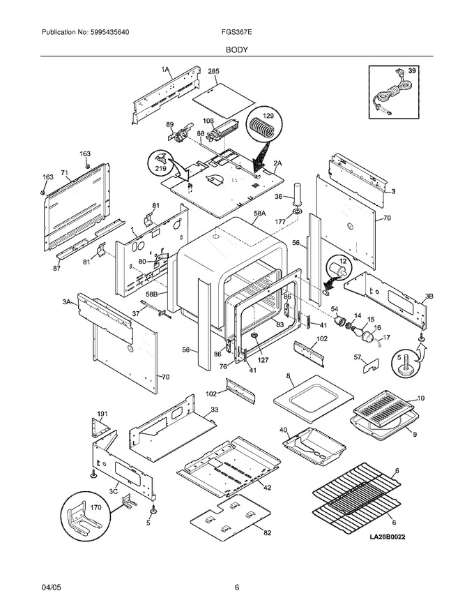 Diagram for FGS379EQA