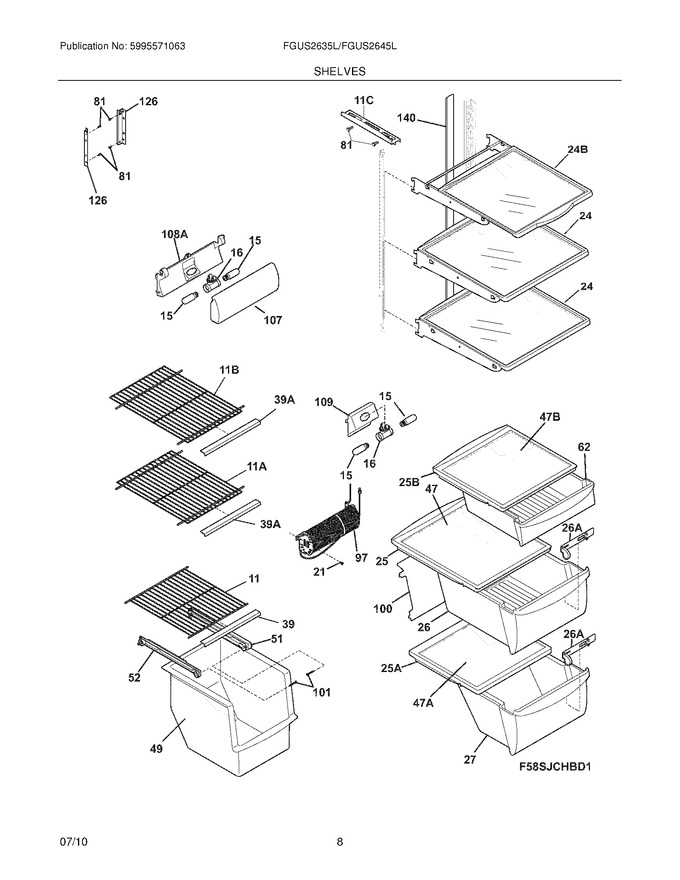 Diagram for FGUS2635LE0