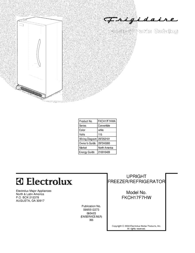 Diagram for FKCH17F7HWA