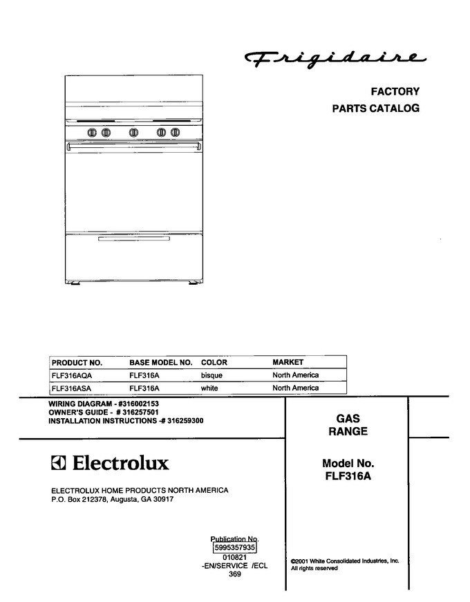 Diagram for FLF316ASA