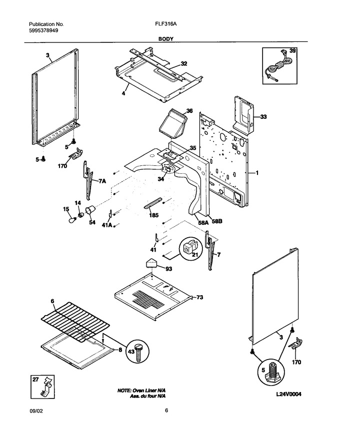 Diagram for FLF316ASB