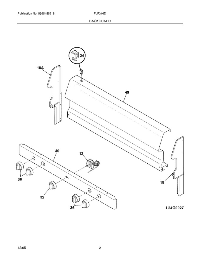 Diagram for FLF316DQC
