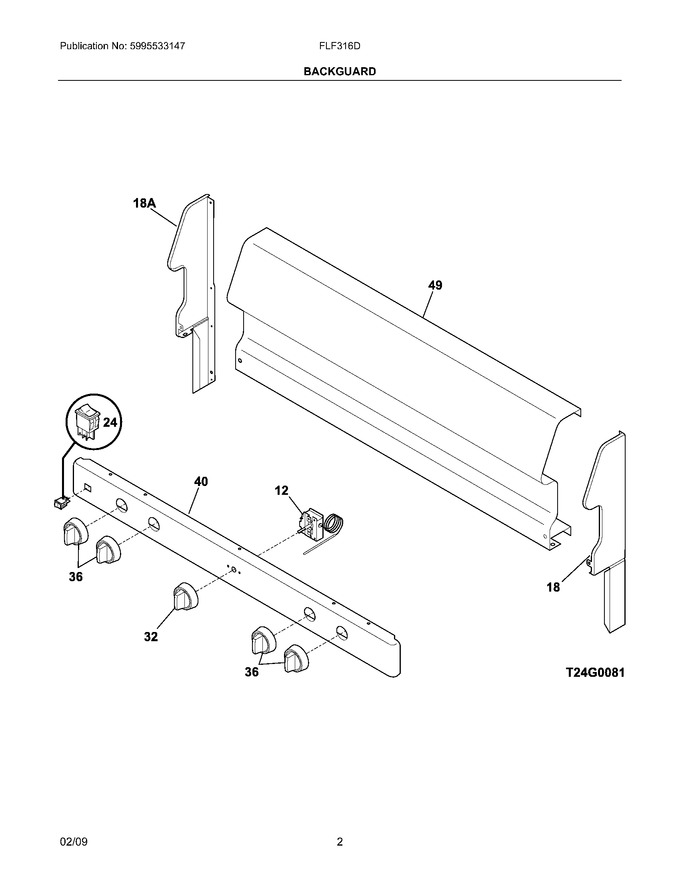 Diagram for FLF316DSF