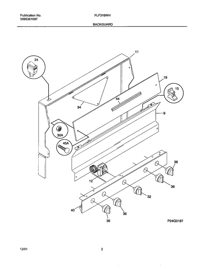 Diagram for FLF316WHTC