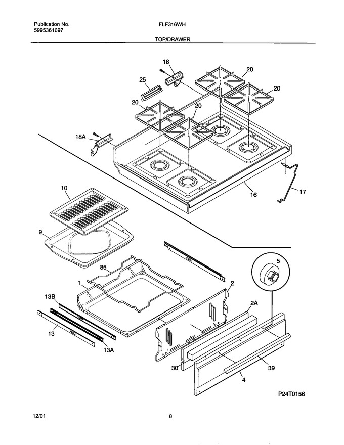Diagram for FLF316WHTC