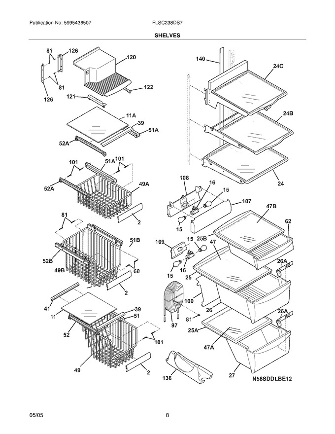 Diagram for FLSC238DS7