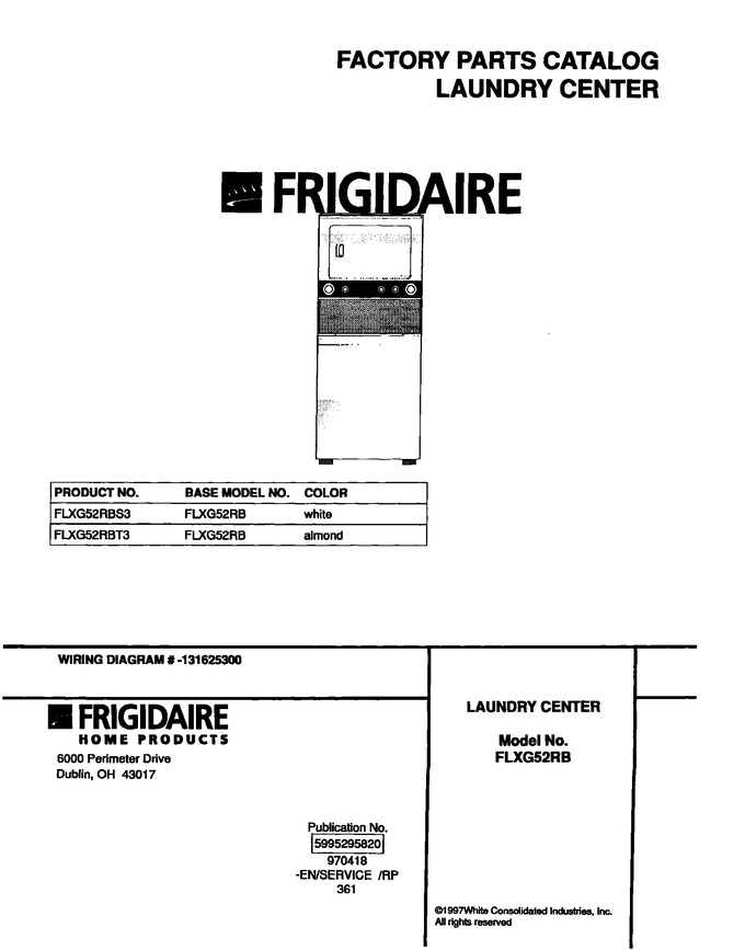 Diagram for FLXG52RBT3