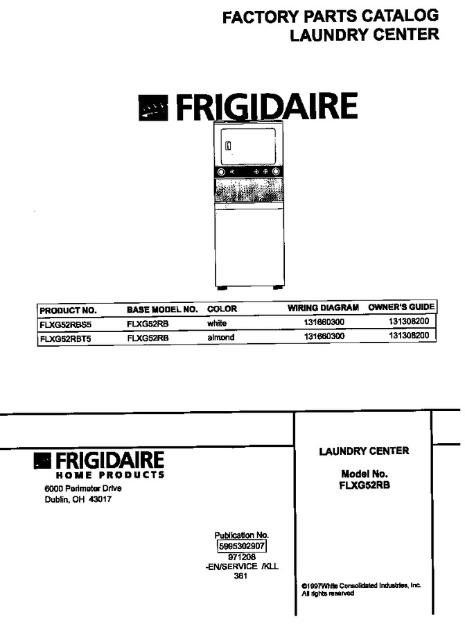 Diagram for FLXG52RBS5
