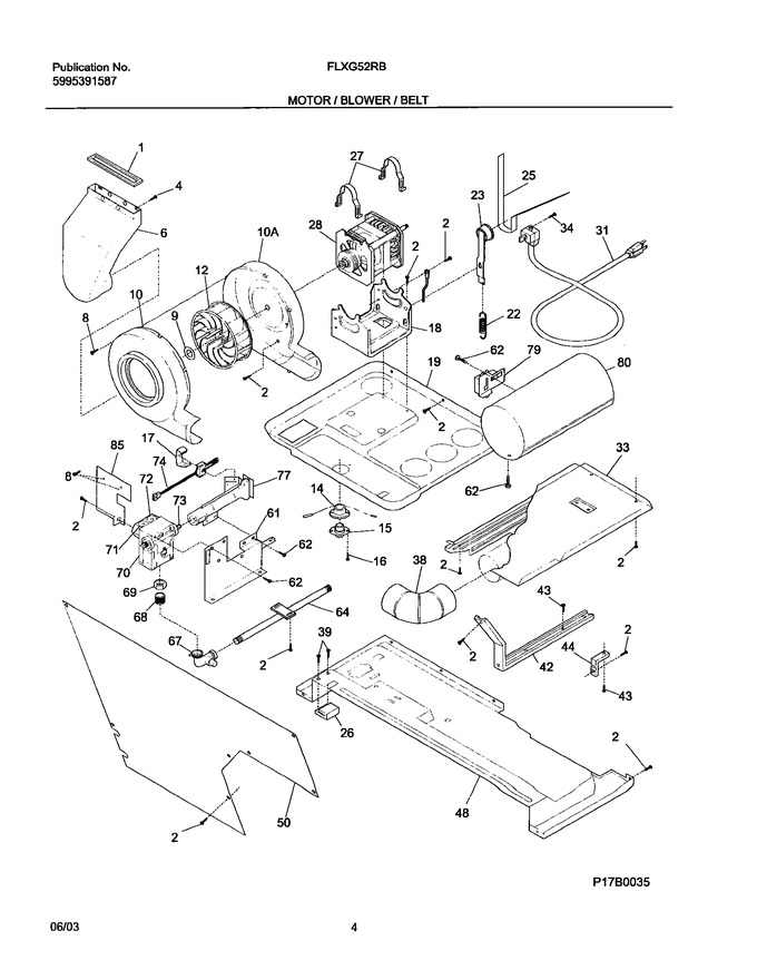 Diagram for FLXG52RBSA