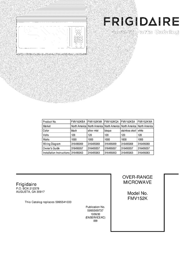 Diagram for FMV152KSA