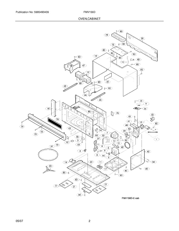 Diagram for FMV156DSE