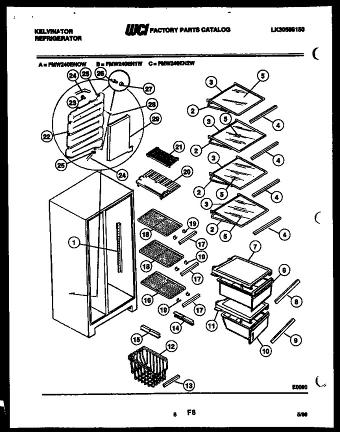 Diagram for FMW240ENOJ