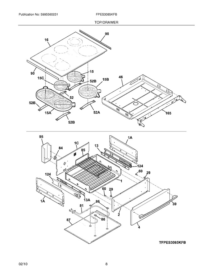 Diagram for FPES3085KFB