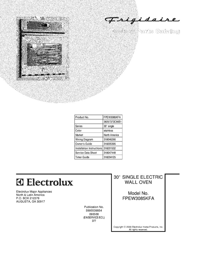 Diagram for FPEW3085KFA