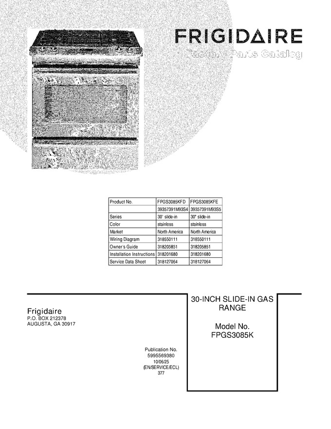 Diagram for FPGS3085KFD