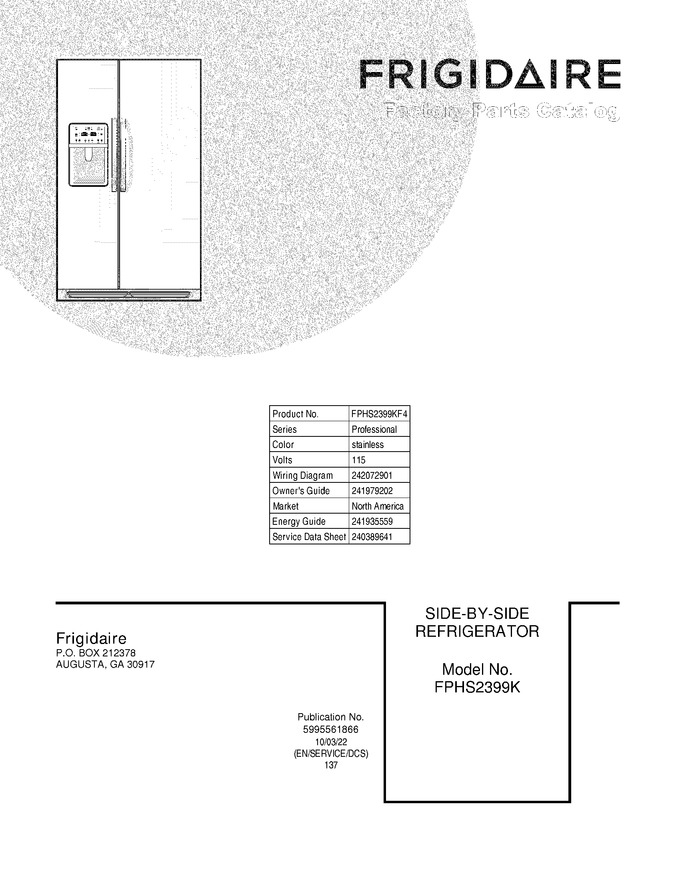 Diagram for FPHS2399KF4