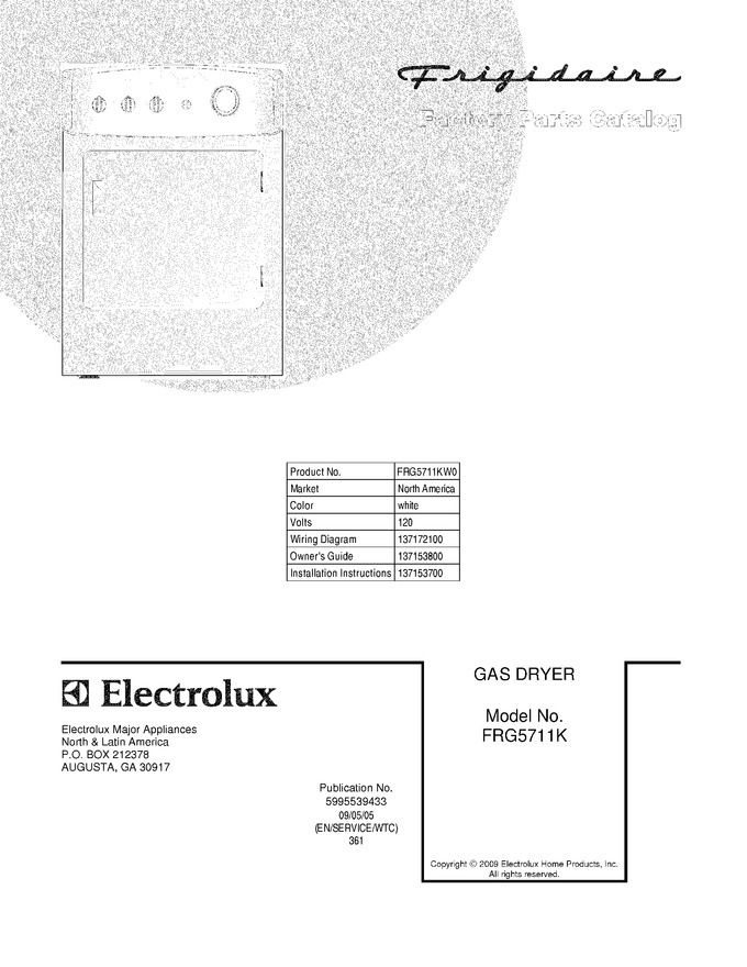 Diagram for FRG5711KW0