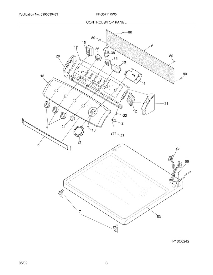 Diagram for FRG5711KW0
