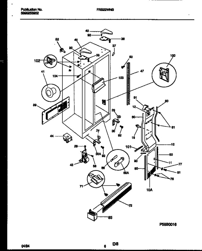 Diagram for FRS22WNBW0