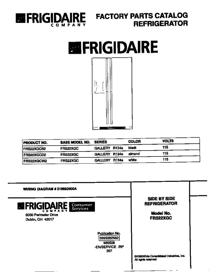 Diagram for FRS22XGCB2