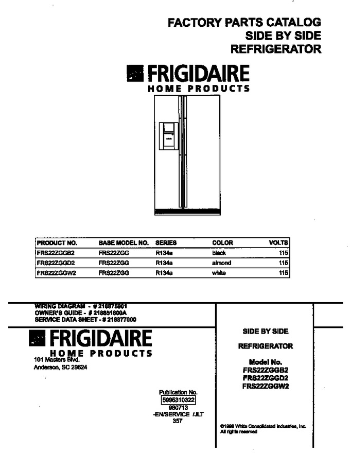 Diagram for FRS22ZGGB2