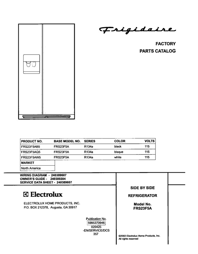 Diagram for FRS23F5AW5