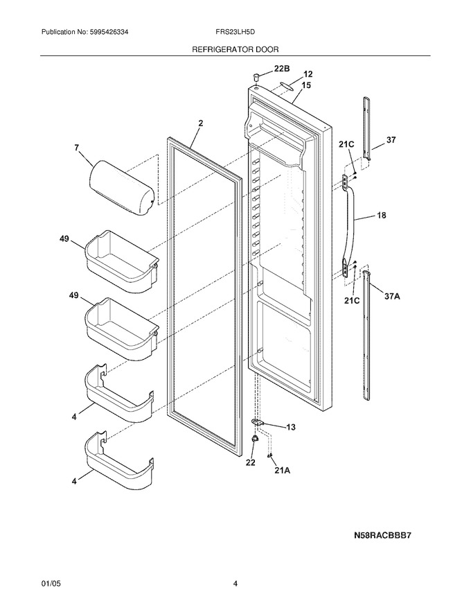 Diagram for FRS23LH5DW9