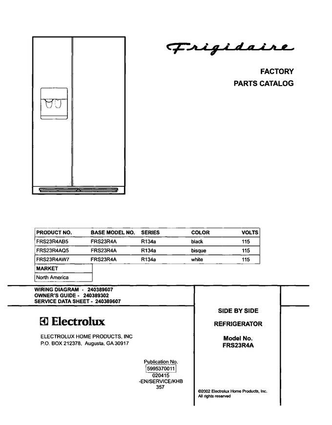 Diagram for FRS23R4AW7