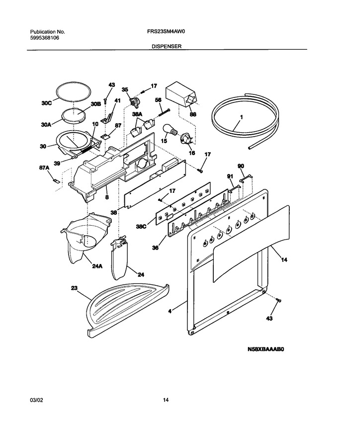 Diagram for FRS23SM4AW0