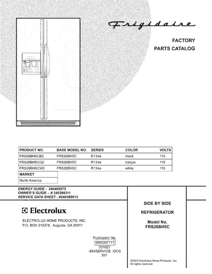 Diagram for FRS26BH5CW2