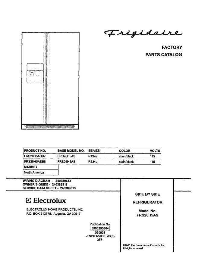 Diagram for FRS26H5ASB8
