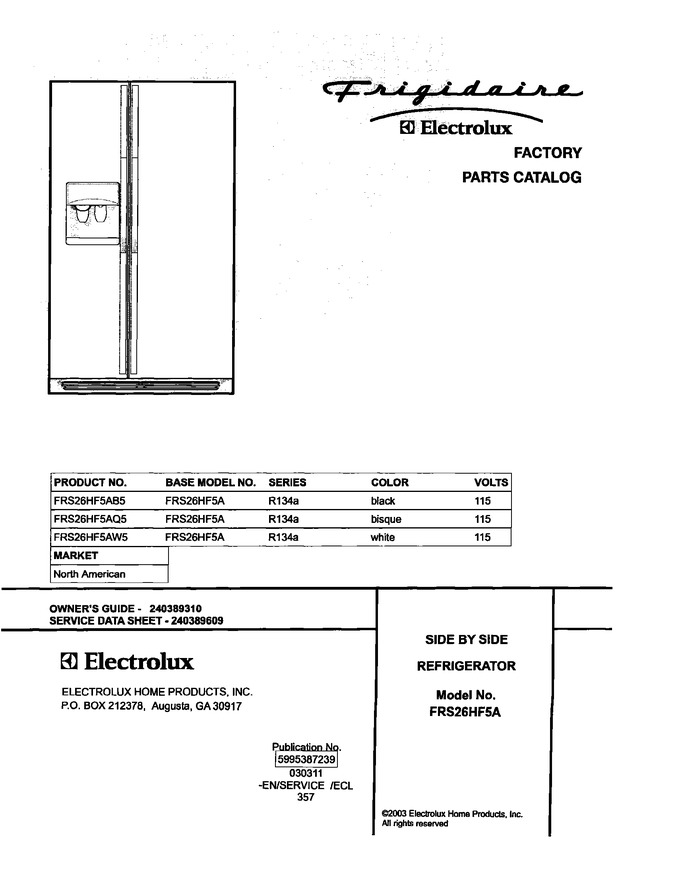 Diagram for FRS26HF5AQ5