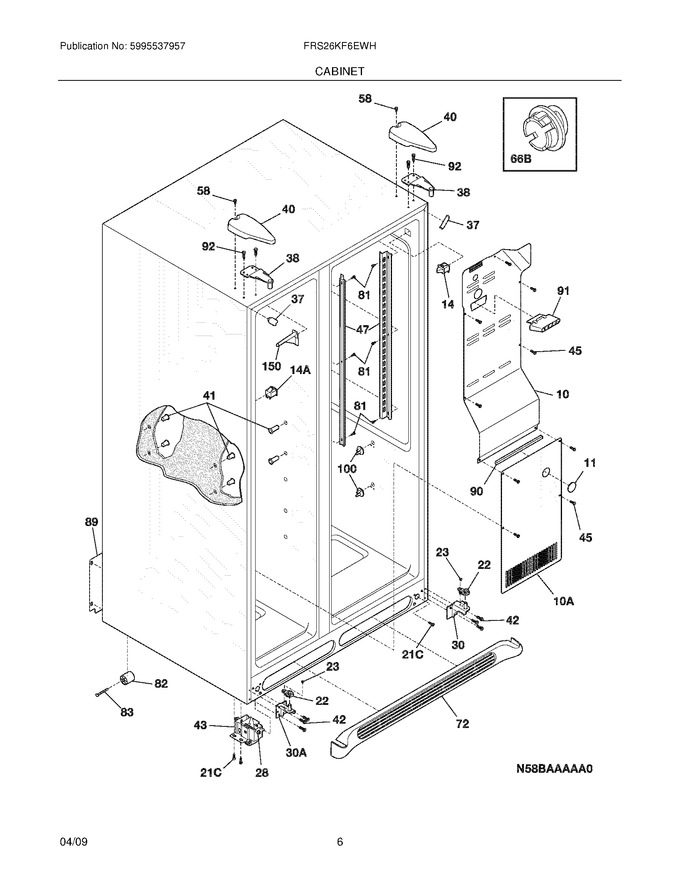 Diagram for FRS26KF6EWH