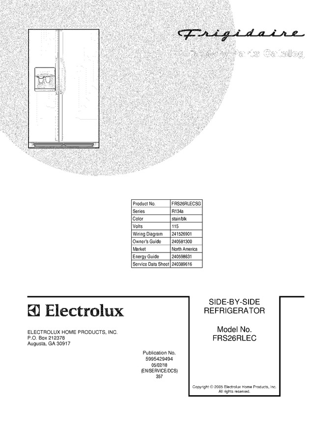 Diagram for FRS26RLECSG