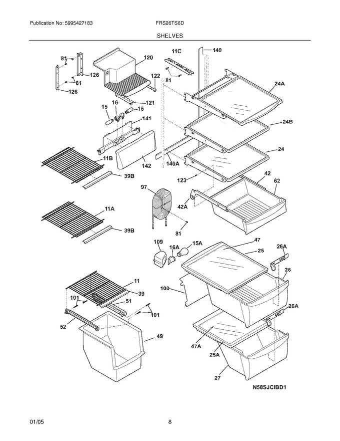Diagram for FRS26TS6DW3