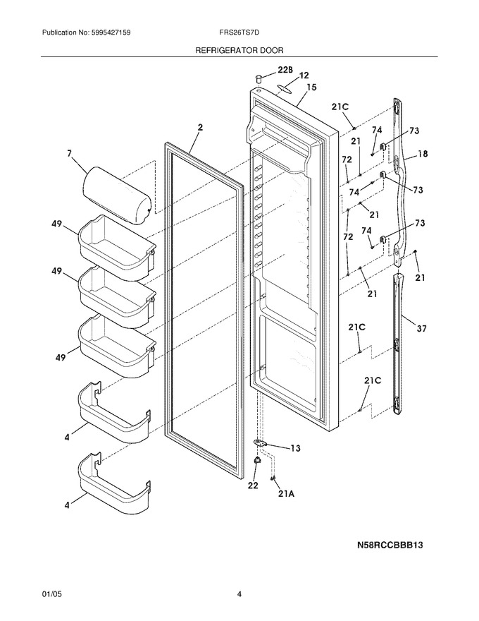 Diagram for FRS26TS7DW3