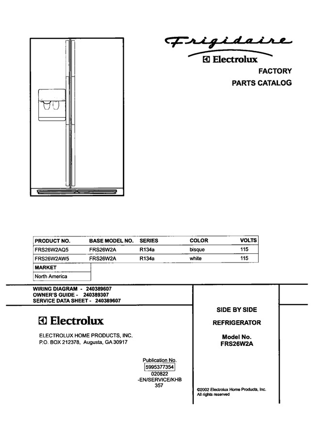 Diagram for FRS26W2AW5